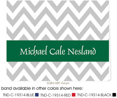 Take Note Designs - Stationery/Thank You Notes (Gray Chevron Custom Band Graduation) Take Note Designs - Stationery/Thank You Notes (Gray Chevron Custom Band Graduation)