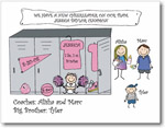 Birth Announcements by Pen At Hand (Locker - Girl) | More Than Paper