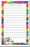 Pen At Hand Stick Figures - Camp Notepads (Tie-Dye - Full Color)