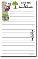 Pen At Hand Stick Figures - Camp Notepads (Climb - Boy - Full Color)