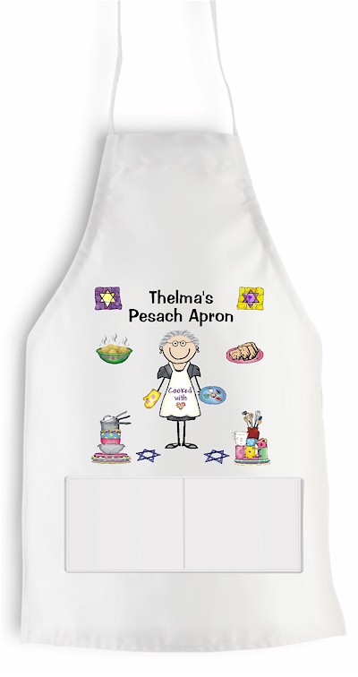 Pen At Hand Stick Figures - Apron (Passover)
