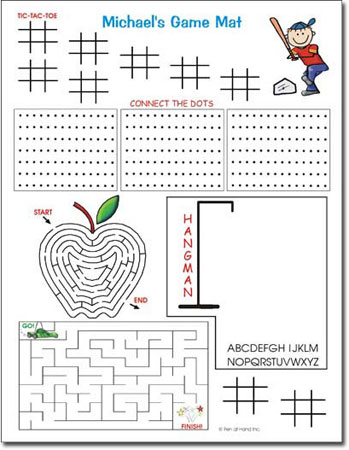 Pen At Hand Stick Figures - Game Mats (One Character)