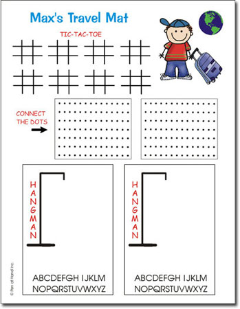 Pen At Hand Stick Figures - Game Mats (Travel Boy)