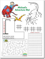 Pen At Hand Stick Figures - Game Mats (Dino Boy)