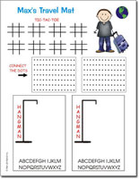 Pen At Hand Stick Figures - Game Mats (Travel Man)