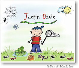 Pen At Hand Stick Figures - Gift Stickers - Critters (Color) Pen At Hand Stick Figures - Gift Stickers - Critters (Color)