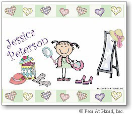Pen At Hand Stick Figures - Gift Stickers - Dressup (Color) Pen At Hand Stick Figures - Gift Stickers - Dressup (Color)