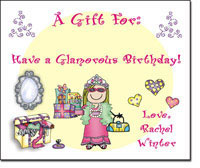 Pen At Hand Stick Figures - Gift Stickers - Glam (Color)