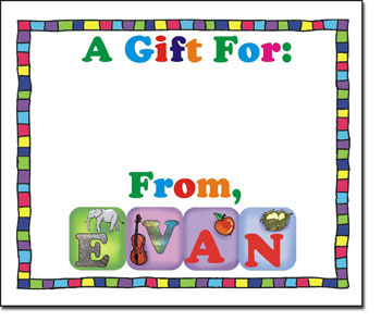 Pen At Hand Stick Figures - Gift Stickers - Letters - Boy (Color) Pen At Hand Stick Figures - Gift Stickers - Letters - Boy (Color)