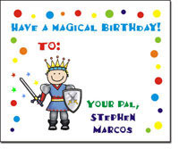 Pen At Hand Stick Figures - Gift Stickers - Prince (Color)