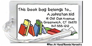 Pen At Hand Stick Figures - Luggage/ID Tags - Books