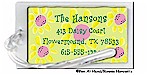 Pen At Hand Stick Figures - Luggage/ID Tags - Daisies-Theme