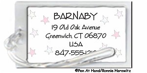 Pen At Hand Stick Figures - Luggage/ID Tags - Stars Pen At Hand Stick Figures - Luggage/ID Tags - Stars