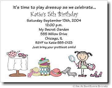 Pen At Hand Stick Figures - Invitations - Dress-up