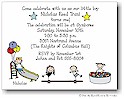 Pen At Hand Stick Figures - Invitations - Gymboree