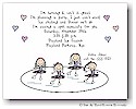 Pen At Hand Stick Figures - Invitations - Ice Skating