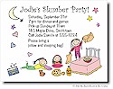 Pen At Hand Stick Figures - Invitations - Slumber Party