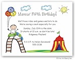 Pen At Hand Stick Figures - Invitations - Carnival Coaster