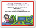 Pen At Hand Stick Figures - Invitations - Bounce - Girl (Inv 1029 G)