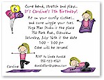 Pen At Hand Stick Figures - Invitations - Yoga