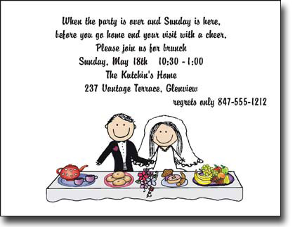 Pen At Hand Stick Figures - Invitations - Wed Brunch 3 Pen At Hand Stick Figures - Invitations - Wed Brunch 3