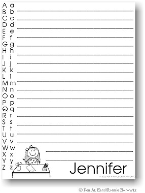 Pen At Hand Stick Figures - Jumbo Writing Pad