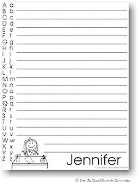 Pen At Hand Stick Figures - Jumbo Writing Pad