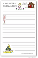 Pen At Hand Stick Figures - Large Full Color Notepads (Camp Notepad)