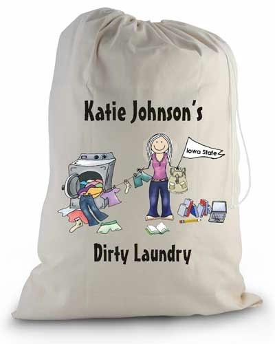 Pen At Hand Stick Figures - Laundry Bag (College - Girl)