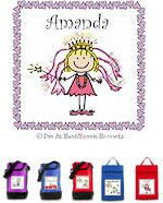 Pen At Hand Stick Figures - Lunch Sack - Princess