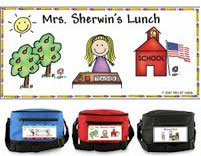 Pen At Hand Stick Figures - 6-Pack Lunch Sacks (Teacher)