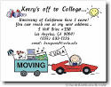 Pen At Hand Stick Figures - Moving Card (College - color)