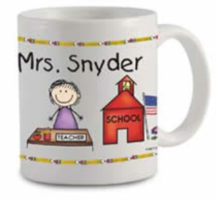 Pen At Hand Stick Figures - Mug (Teacher - Lady)