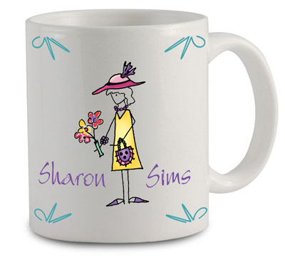 Pen At Hand Stick Figures - Mug (Retro - Mug #5)