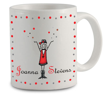 Pen At Hand Stick Figures - Mug (Retro - Mug #9)