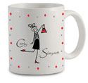 Pen At Hand Stick Figures - Mug (Retro - Mug #13)