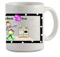 Pen At Hand Stick Figures - Mug (Diva)