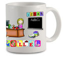 Pen At Hand Stick Figures - Mug (Teacher - Classroom)