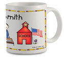 Pen At Hand Stick Figures - Mug (Teacher - Man)