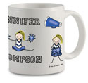 Pen At Hand Stick Figures - Mug (Cheer)