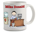 Pen At Hand Stick Figures - Mug (Office - Man - 2)