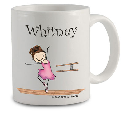 Pen At Hand Stick Figures - Mug (Ballet - 3)