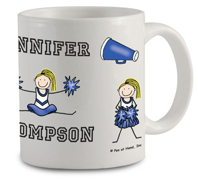 Pen At Hand Stick Figures - Mug (Cheer)