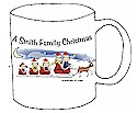 Pen At Hand Stick Figures - Mug (Xmas4)