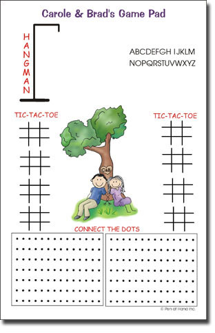 Pen At Hand Stick Figures - Large Full Color Notepads (Game Pad - Couple) Pen At Hand Stick Figures - Large Full Color Notepads (Game Pad - Couple)