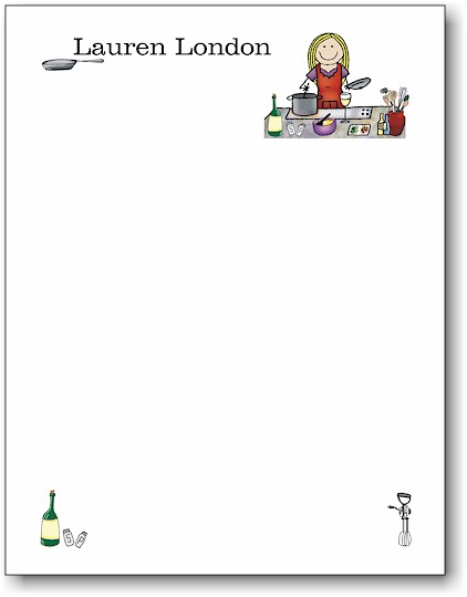 Pen At Hand Stick Figures - Small Full Color Notepads (Kitchen) Pen At Hand Stick Figures - Small Full Color Notepads (Kitchen)