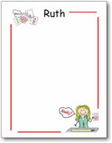 Pen At Hand Stick Figures - Small Full Color Notepads (Mahj)