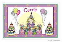 Pen At Hand Stick Figures - Laminated Placemats (Bday Girl 1)