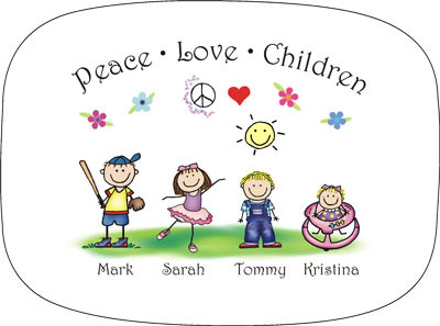 Pen At Hand Stick Figures - Platters (Children) Pen At Hand Stick Figures - Platters (Children)