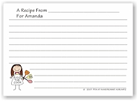 Pen At Hand Stick Figures - Recipe Cards (Recipe 2)